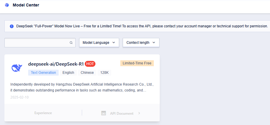 How to Apply for Free Trial of DeepSeek R1 on SurferCloud UModelVerse