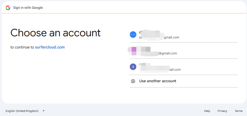 How to Sign Up, Log In, and Set a Password on SurferCloud with Google or GitHub