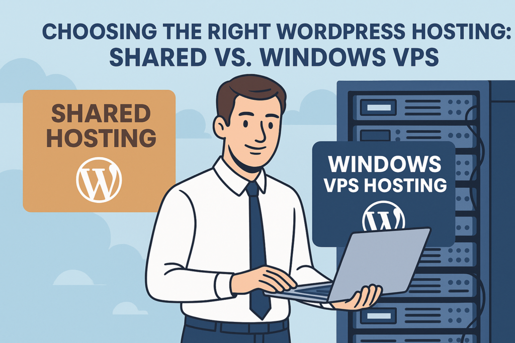 Choosing the Right WordPress Hosting: Shared vs. Windows VPS