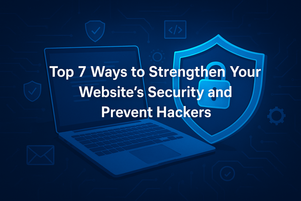 Top 7 Ways to Strengthen Your Website's Security and Prevent Hackers