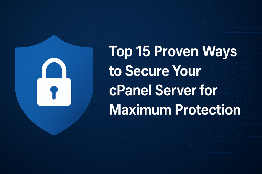 Top 15 Proven Ways to Secure Your cPanel Server for Maximum Protectio