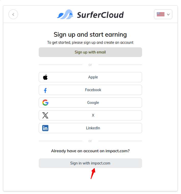 SurferCloud Affiliate Program Onboarding Guide (via IMPACT)