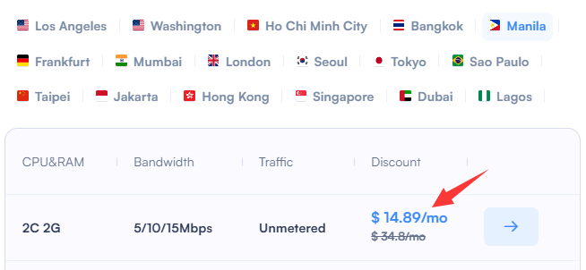 SurferCloud Manila Cloud Servers: High-Performance, Unlimited Bandwidth, Dedicated Lines