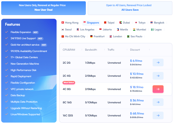 SurferCloud Singapore UHost Promo: The Smart, Cheaper Cloud Alternative to AWS/GCP