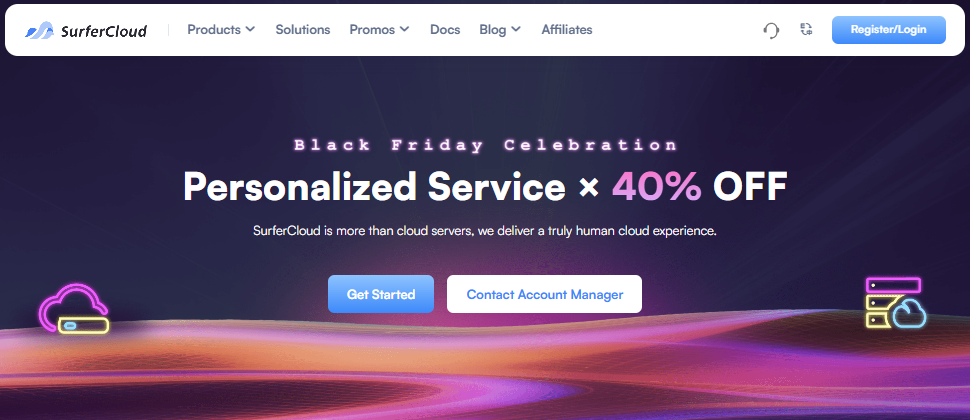 SurferCloud Black Friday 2025: Get Up to 40% OFF and Your Own Dedicated Account Manager
