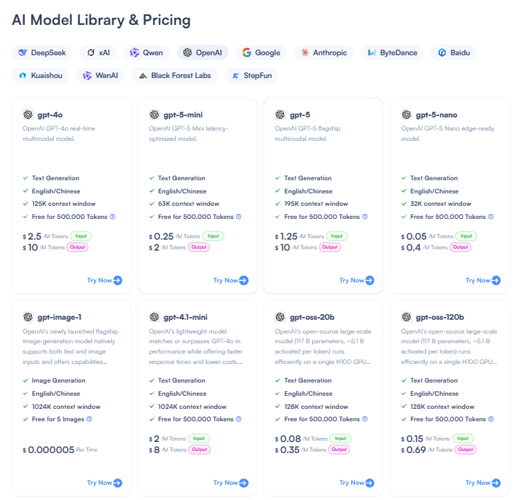 UModelVerse: Access 30+ AI Models with One Unified API | SurferCloud AI Platform