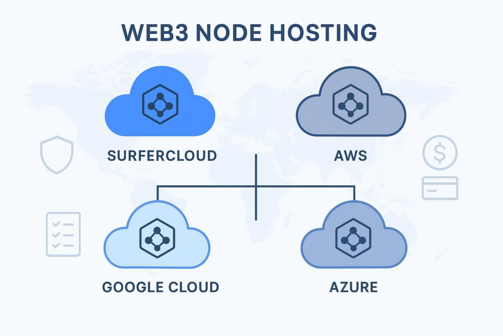 SurferCloud vs AWS vs Google Cloud vs Azure: Key Trade-offs for Web3 Node Hosting
